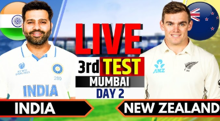 India vs New Zealand: Test Match Highlights and Live Updates